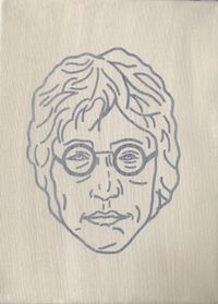 Lijnportret John lennon